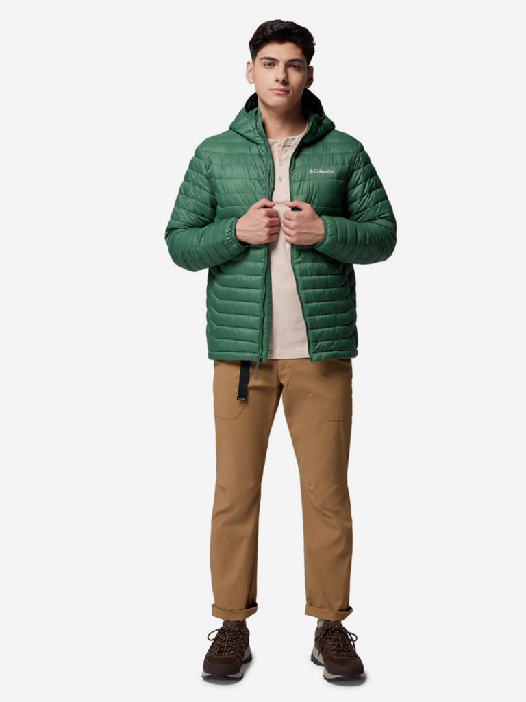 Ультралегкий пуховик мужской Columbia Powder Pass Hooded Jacket