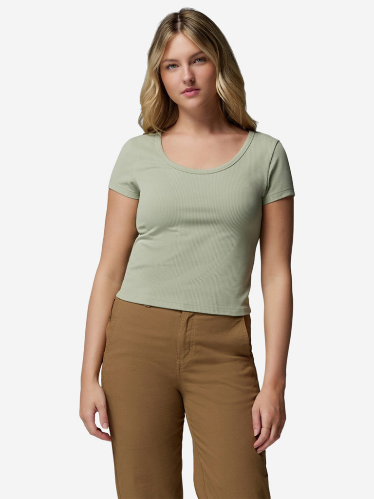 Футболка женская Columbia Pinetown Canyon Rib SS Tee
