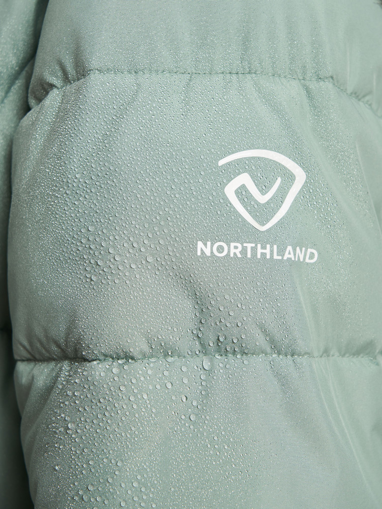 Пуховик со светоотражателями женский Northland