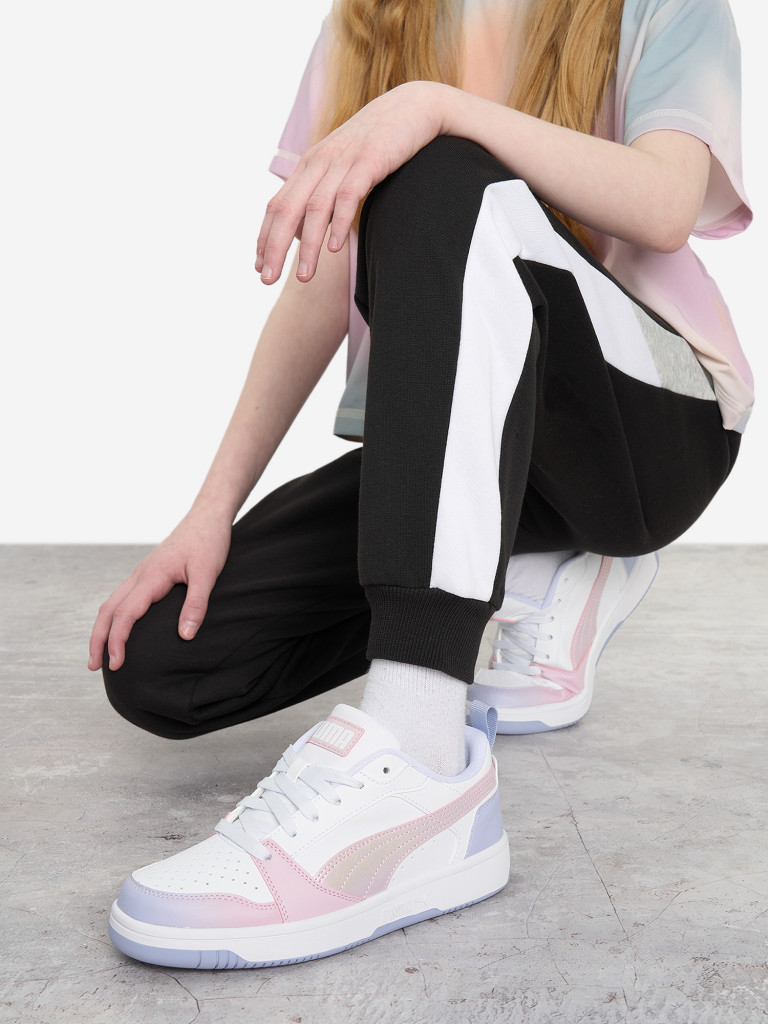 Кеды для девочек PUMA Rebound V6 Lo Blurry Dreams Jr