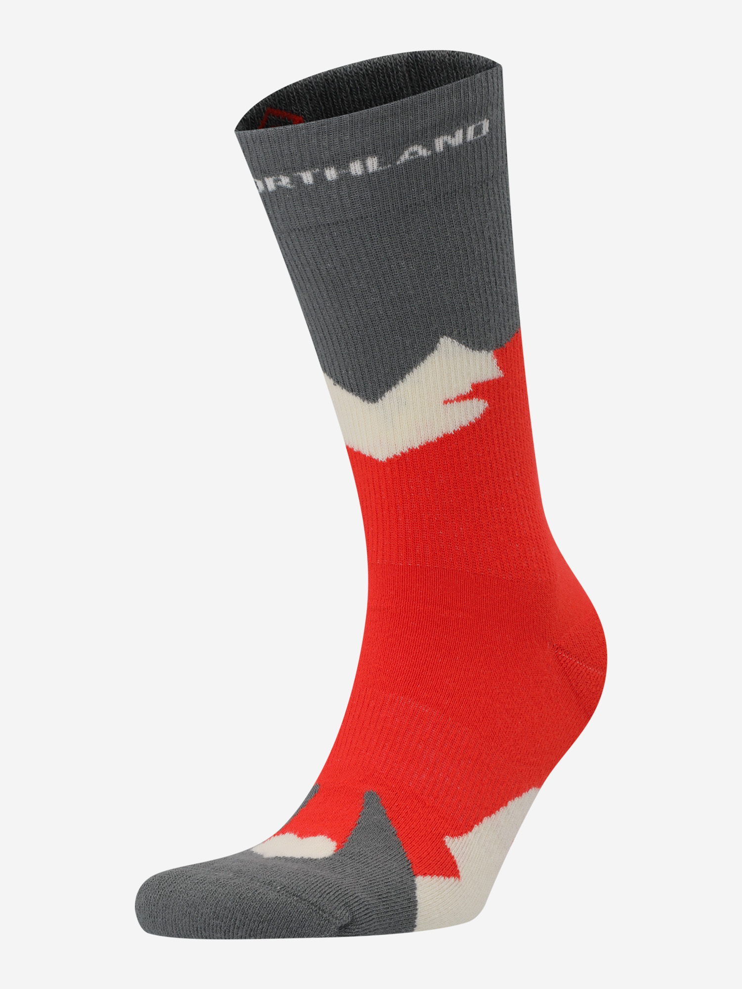 Носки мужские/женские Northland красный/серый цвет — купить за 21 руб в ...